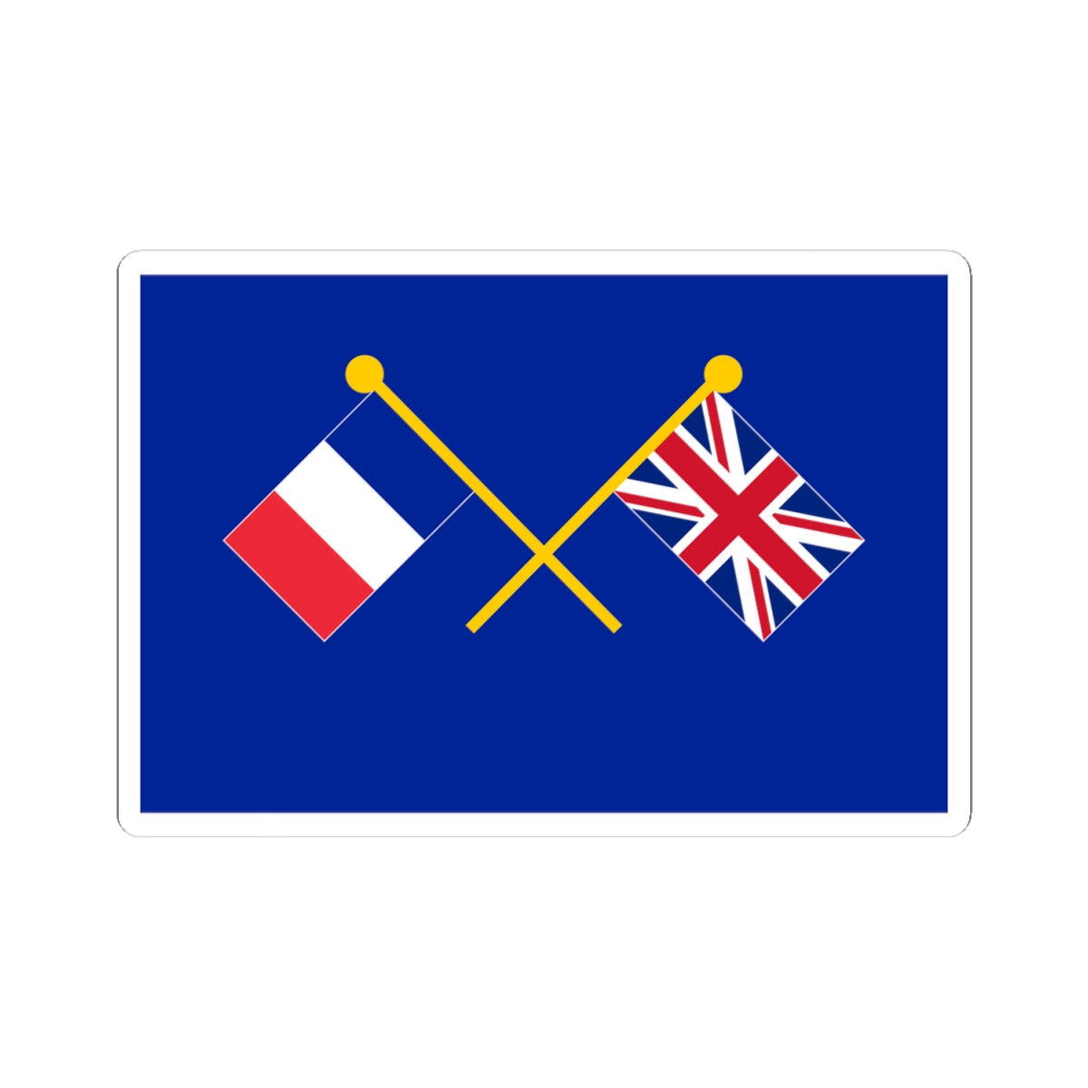 Flag Vanuatu 1966 (Vanuatu) STICKER Vinyl Kiss-Cut Decal