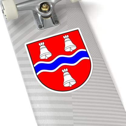 Savognin wappen (Switzerland) (Coat of Arms) STICKER Vinyl Kiss-Cut Decal