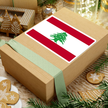 Flag of Lebanon WFB 2004 (Lebanon) STICKER Vinyl Kiss-Cut Decal
