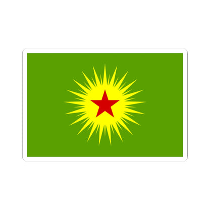 Flag of Koma Civakên Kurdistanê (Iraq) STICKER Vinyl Kiss-Cut Decal