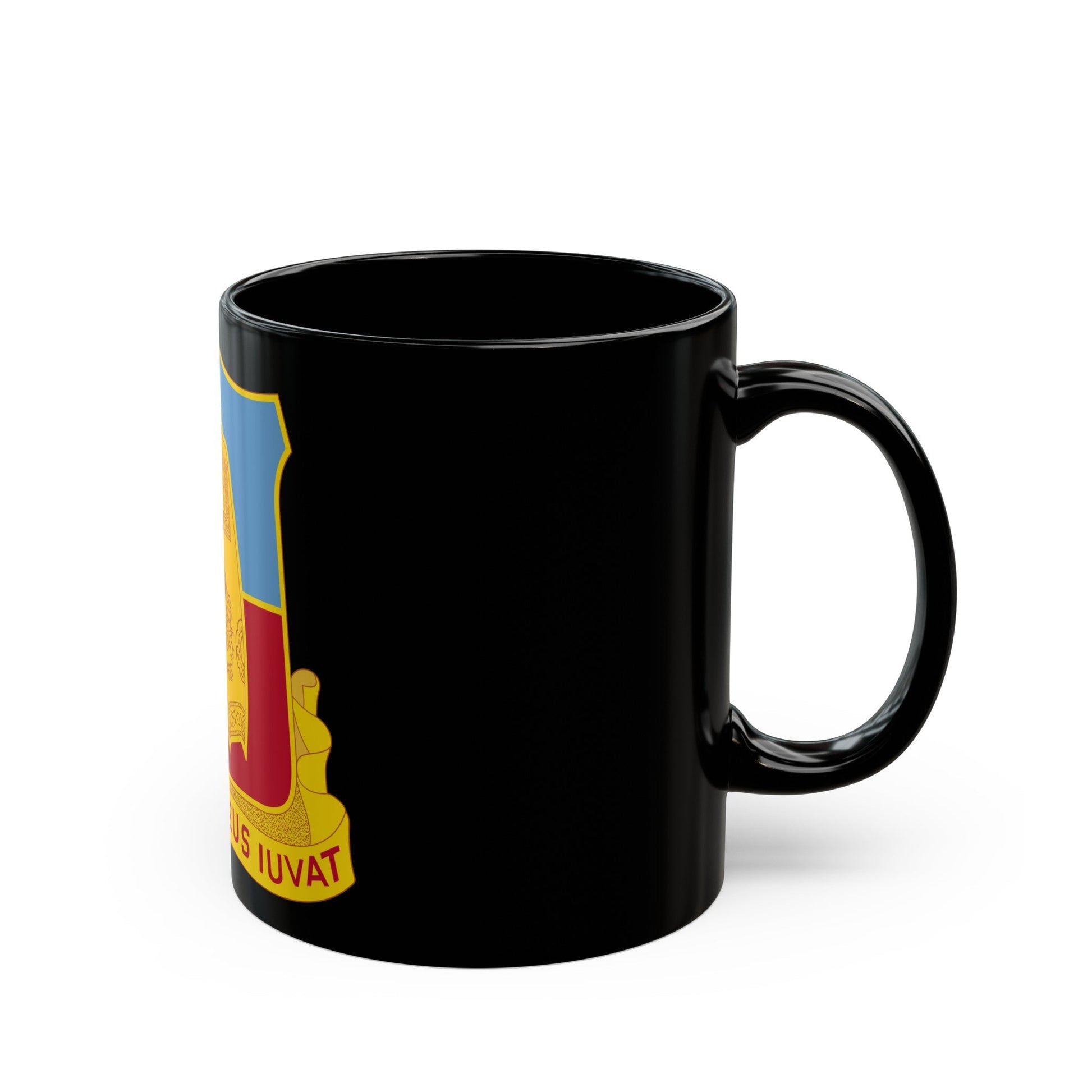 215th Armored Field Artillery Battalion (U.S. Army) Black Coffee Mug-The Sticker Space