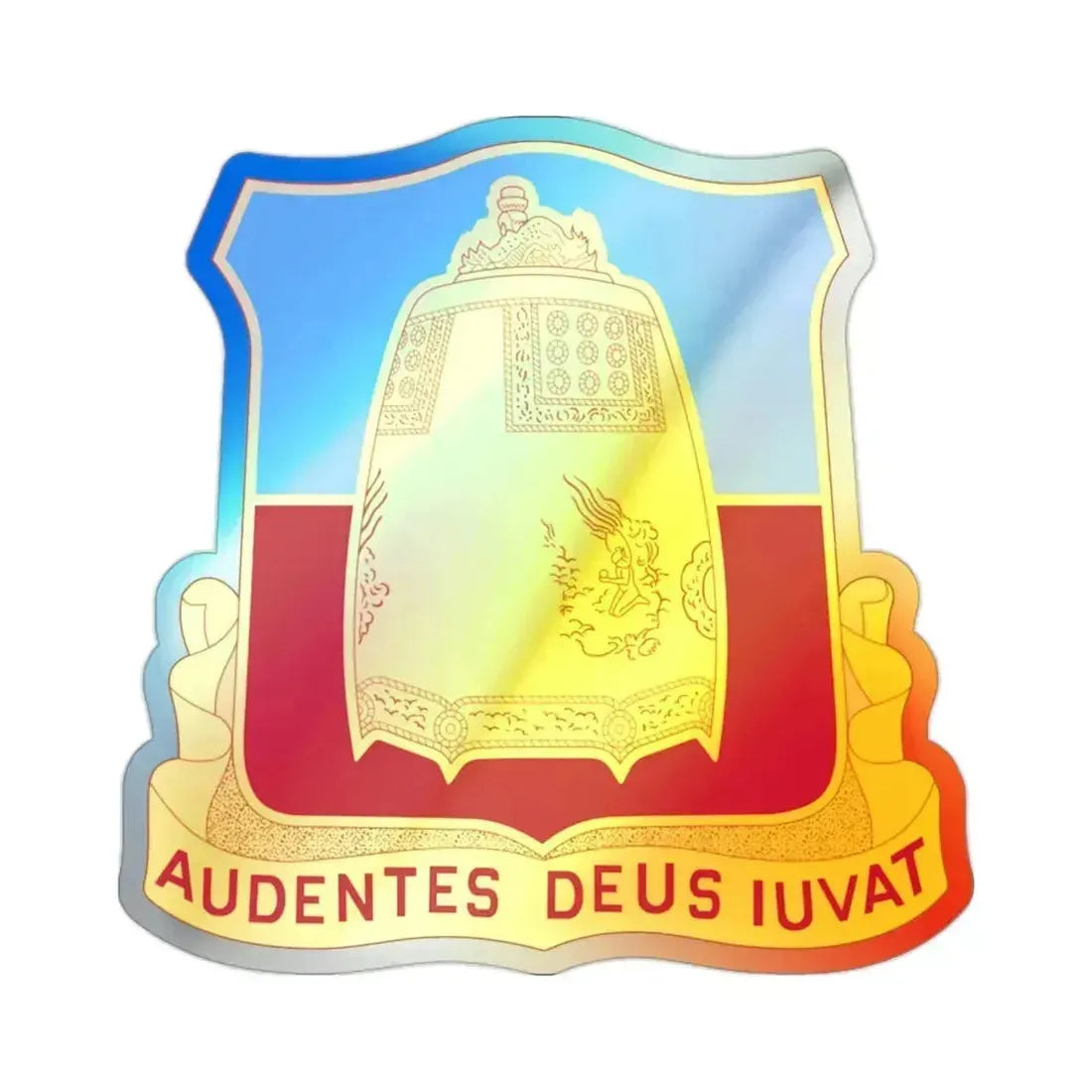 215th Armored Field Artillery Battalion (U.S. Army) Holographic STICKER Die-Cut Vinyl Decal 2 Inch Holographic - The Sticker Space