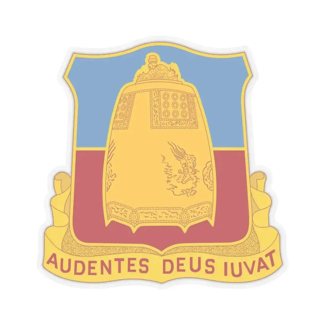 215th Armored Field Artillery Battalion (U.S. Army) STICKER Vinyl Kiss-Cut Decal 6 Inch Transparent - The Sticker Space