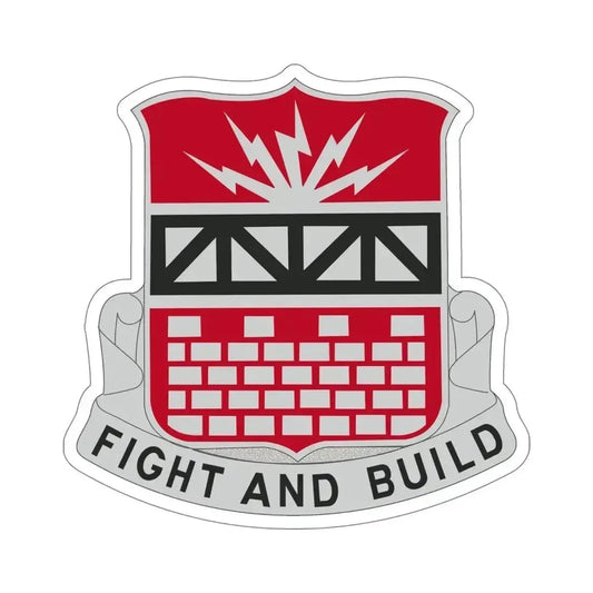 216 Engineer Battalion (U.S. Army) STICKER Vinyl Die-Cut Decal 6 Inch - The Sticker Space