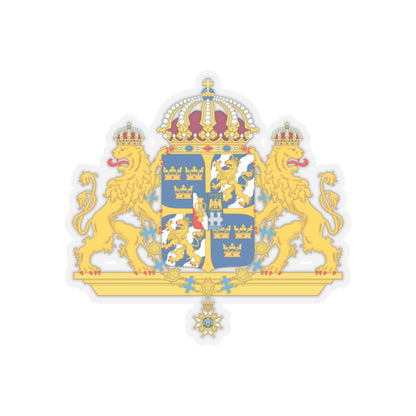 Great coat of arms of Sweden 2 - STICKER Vinyl Kiss-Cut Decal