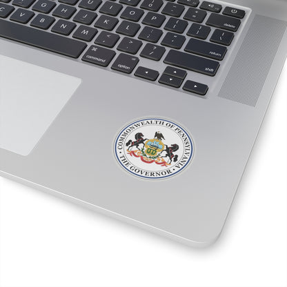 Seal of the Governor of Pennsylvania - STICKER Vinyl Kiss-Cut Decal