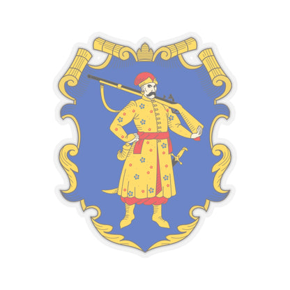 Coat of arms of the Zaporozhian Host - STICKER Vinyl Kiss-Cut Decal