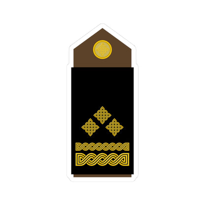 Army HRV OF 05 (Croatia) (Military Rank) STICKER Vinyl Kiss-Cut Decal