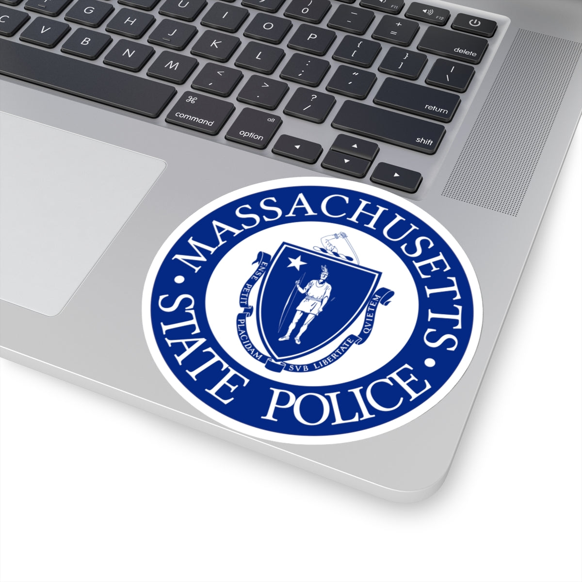 Seal of the State Police of Massachusetts - STICKER Vinyl Kiss-Cut Decal