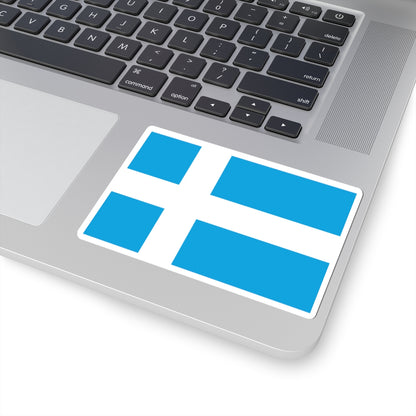 Flag of Calais (France) STICKER Vinyl Kiss-Cut Decal
