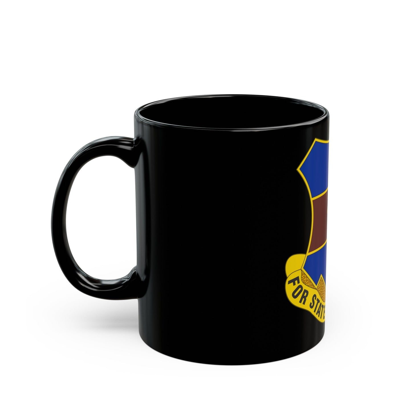 216th Air Defense Artillery Regiment (U.S. Army) Black Coffee Mug-The Sticker Space