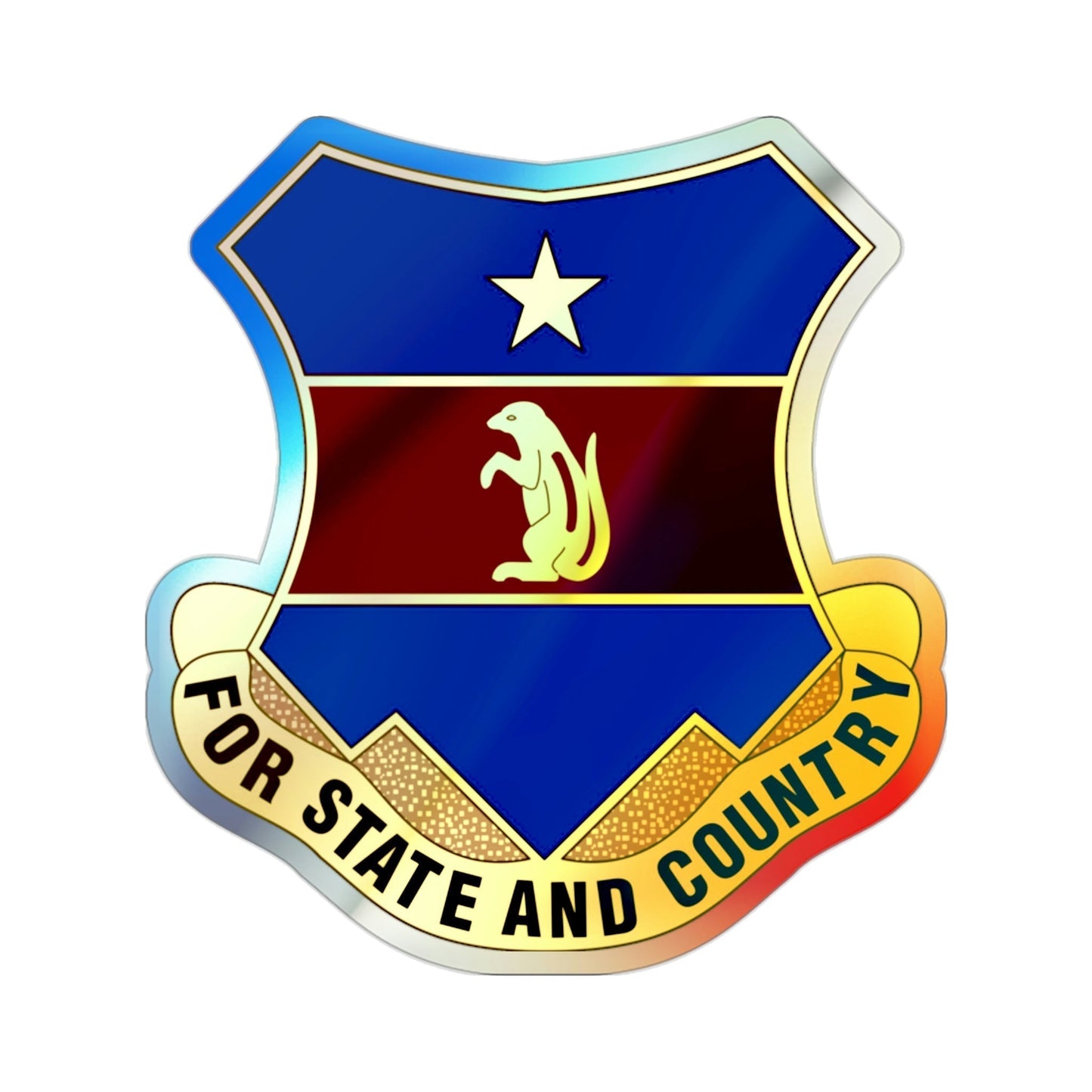 216th Air Defense Artillery Regiment (U.S. Army) Holographic STICKER Die-Cut Vinyl Decal-2 Inch-The Sticker Space