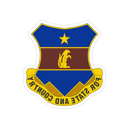 216th Air Defense Artillery Regiment (U.S. Army) REVERSE PRINT Transparent STICKER-6 Inch-The Sticker Space