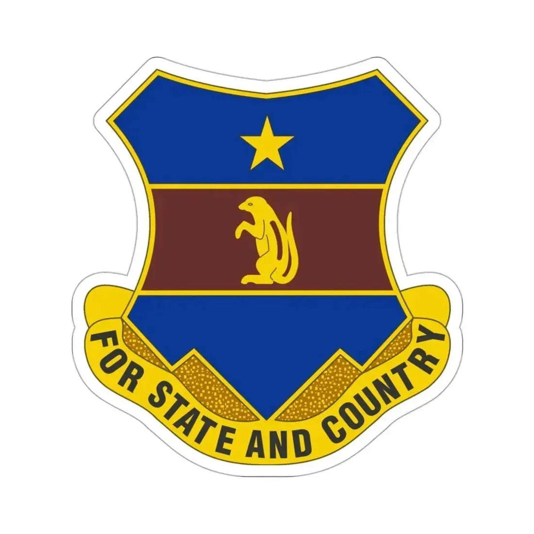 216th Air Defense Artillery Regiment (U.S. Army) STICKER Vinyl Die-Cut Decal 3 Inch - The Sticker Space