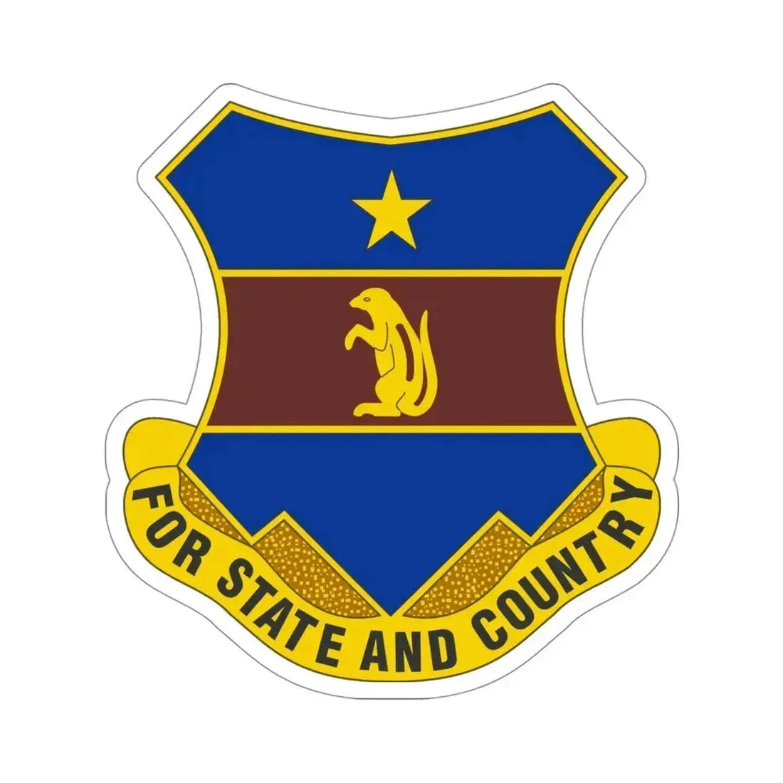 216th Air Defense Artillery Regiment (U.S. Army) STICKER Vinyl Die-Cut Decal 4 Inch - The Sticker Space