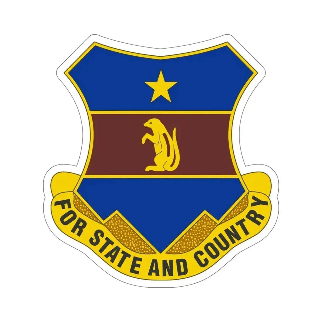 216th Air Defense Artillery Regiment (U.S. Army) STICKER Vinyl Die-Cut Decal 5 Inch - The Sticker Space