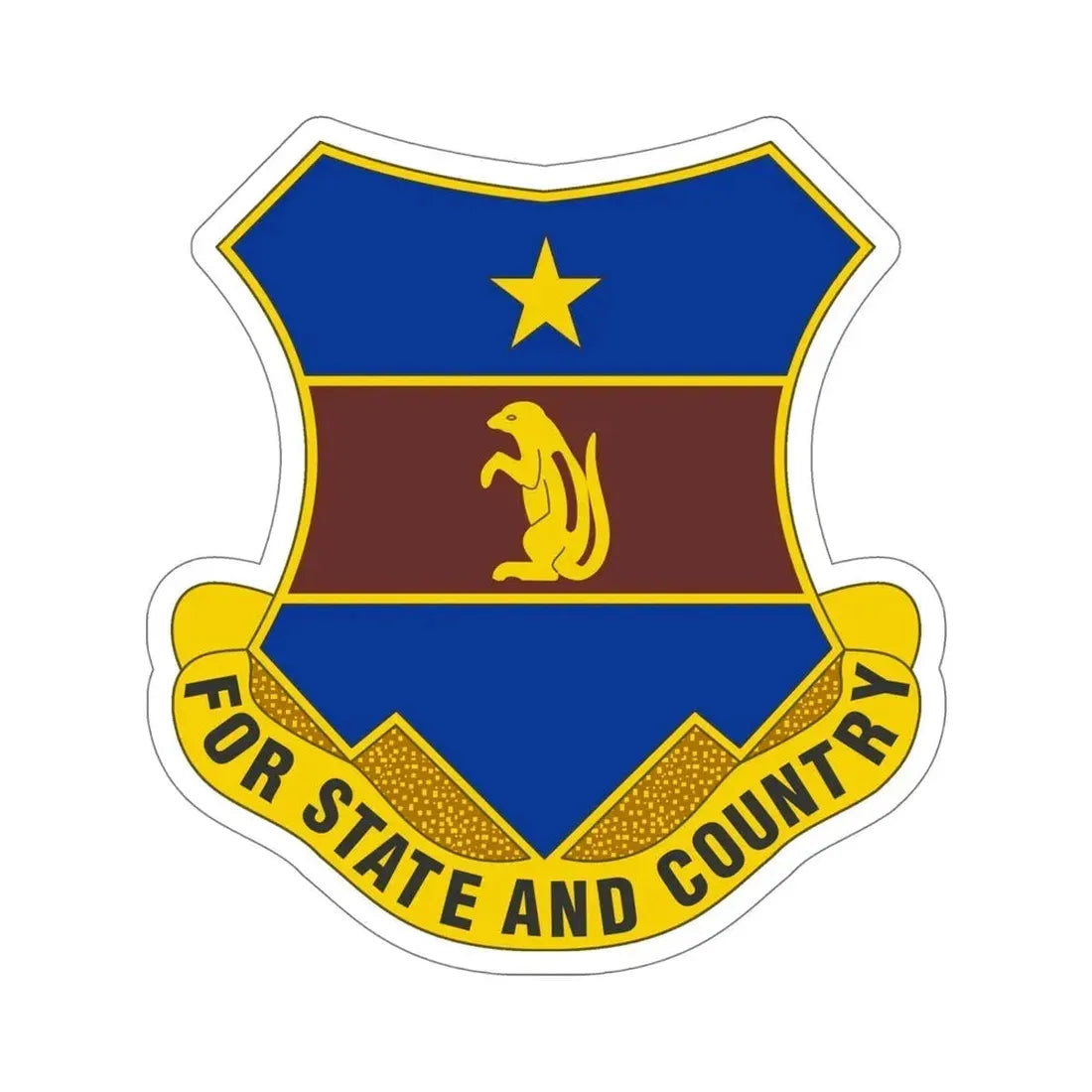 216th Air Defense Artillery Regiment (U.S. Army) STICKER Vinyl Die-Cut Decal - The Sticker Space