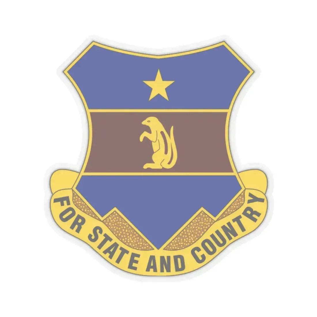 216th Air Defense Artillery Regiment (U.S. Army) STICKER Vinyl Kiss-Cut Decal 2 Inch Transparent - The Sticker Space