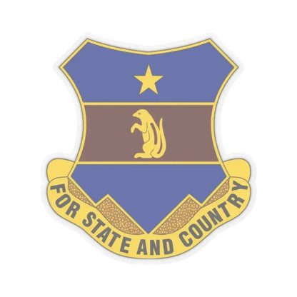 216th Air Defense Artillery Regiment (U.S. Army) STICKER Vinyl Kiss-Cut Decal 2 Inch Transparent - The Sticker Space