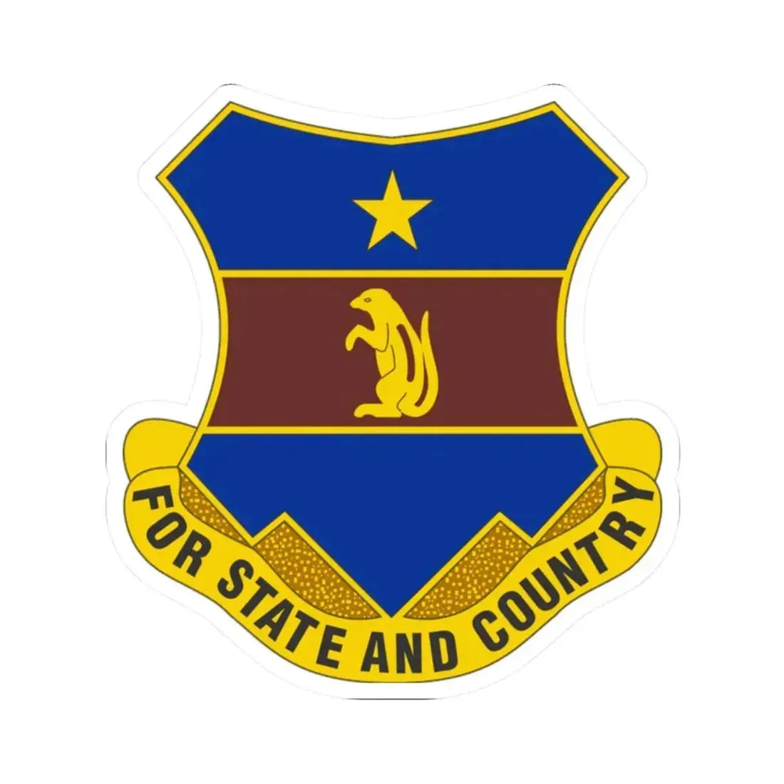 216th Air Defense Artillery Regiment (U.S. Army) STICKER Vinyl Kiss-Cut Decal 2 Inch White - The Sticker Space