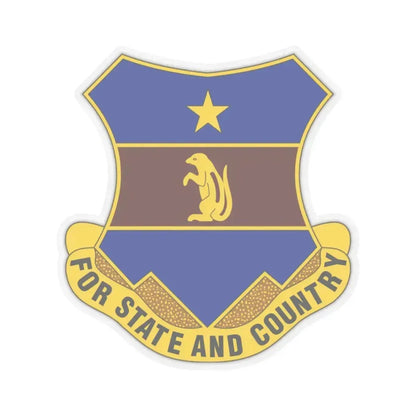 216th Air Defense Artillery Regiment (U.S. Army) STICKER Vinyl Kiss-Cut Decal 3 Inch Transparent - The Sticker Space