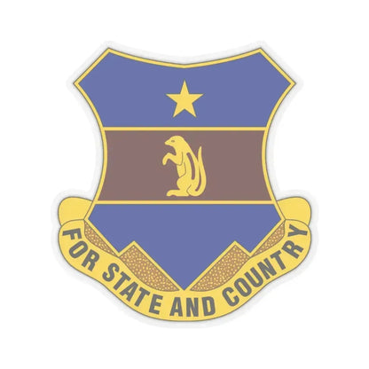 216th Air Defense Artillery Regiment (U.S. Army) STICKER Vinyl Kiss-Cut Decal 4 Inch Transparent - The Sticker Space