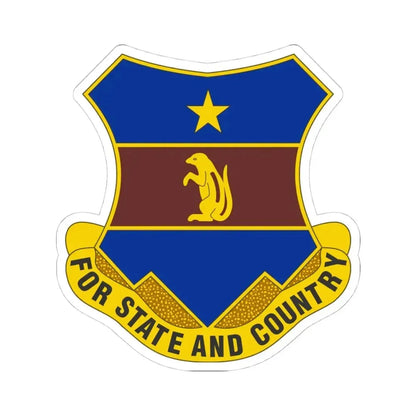 216th Air Defense Artillery Regiment (U.S. Army) STICKER Vinyl Kiss-Cut Decal 4 Inch White - The Sticker Space