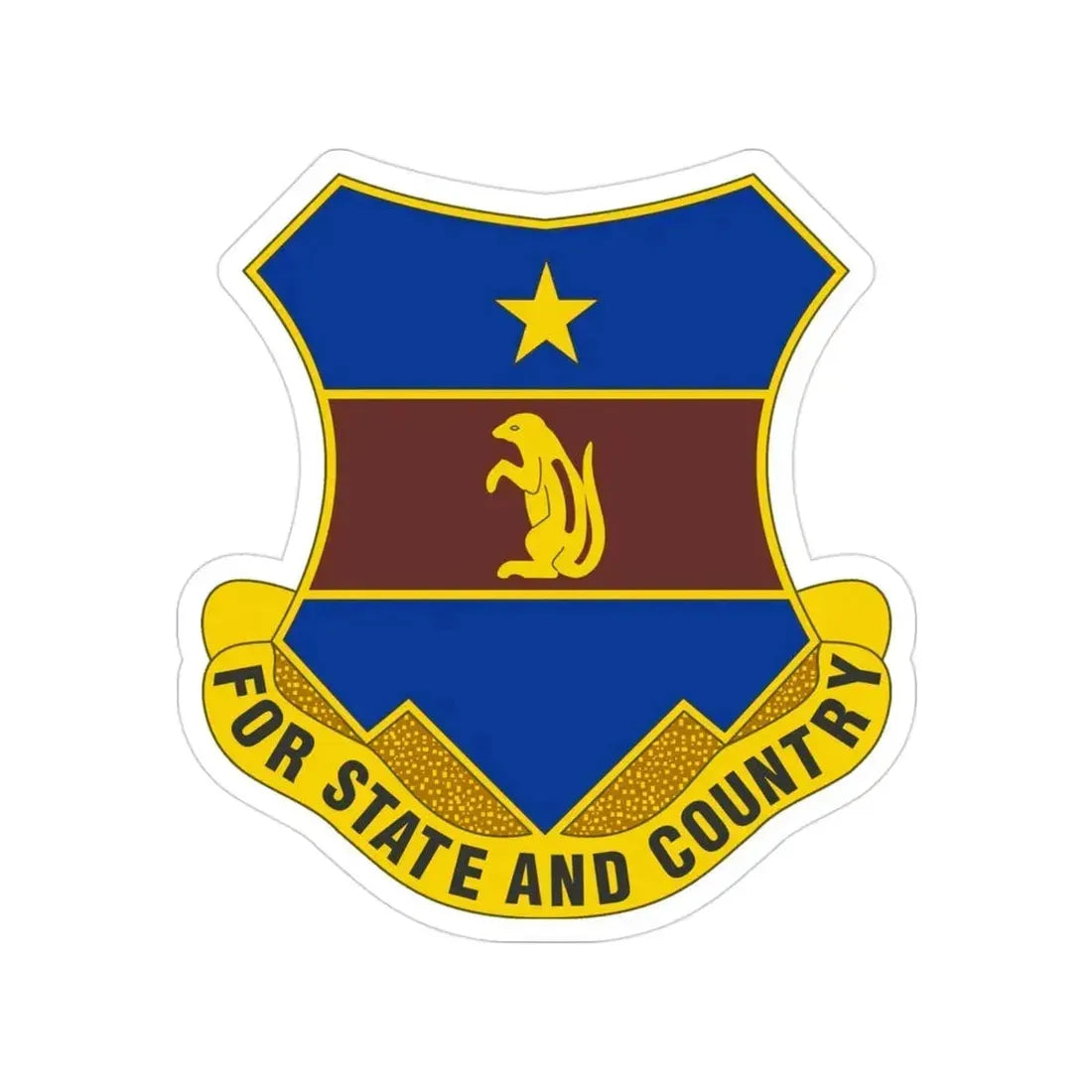 216th Air Defense Artillery Regiment (U.S. Army) Transparent STICKER Die-Cut Vinyl Decal 3 Inch - The Sticker Space