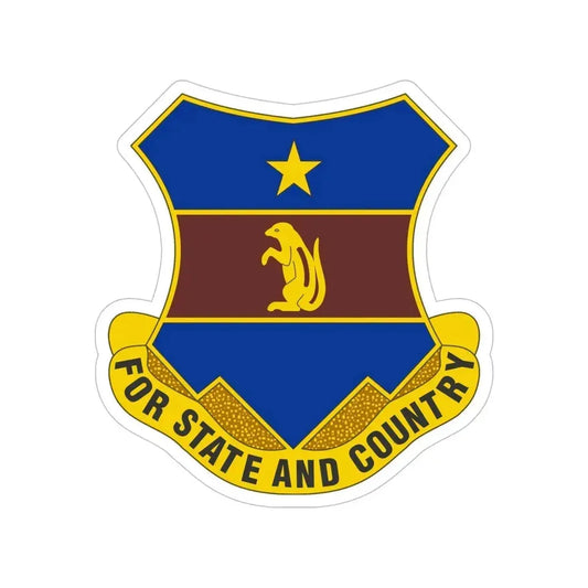 216th Air Defense Artillery Regiment (U.S. Army) Transparent STICKER Die-Cut Vinyl Decal 6 Inch - The Sticker Space