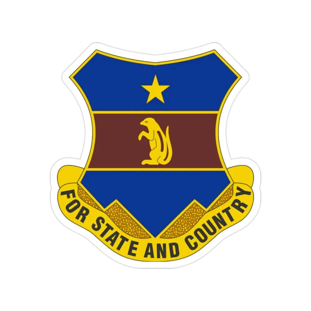 216th Air Defense Artillery Regiment (U.S. Army) Transparent STICKER Die-Cut Vinyl Decal - The Sticker Space