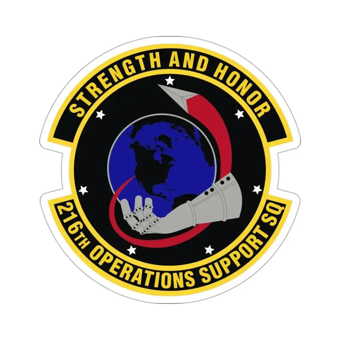 216th Operations Support Squadron (U.S. Air Force) STICKER Vinyl Die-Cut Decal 3 Inch - The Sticker Space