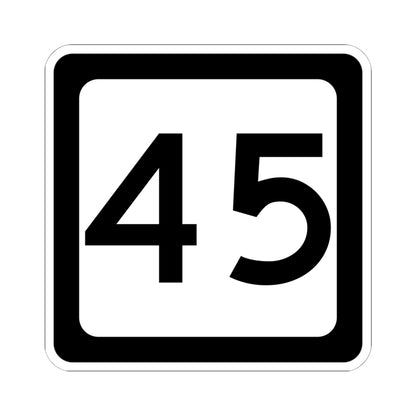 WV-45 (Virginia) (Road Sign) STICKER Vinyl Kiss-Cut Decal