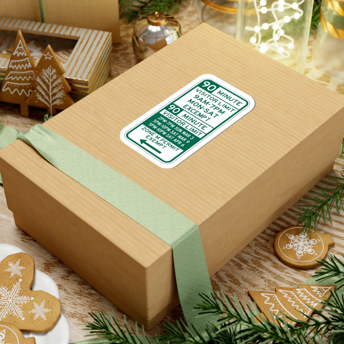 PBOT Road sign P4453L (Oregon) (Road Sign) STICKER Vinyl Kiss-Cut Decal