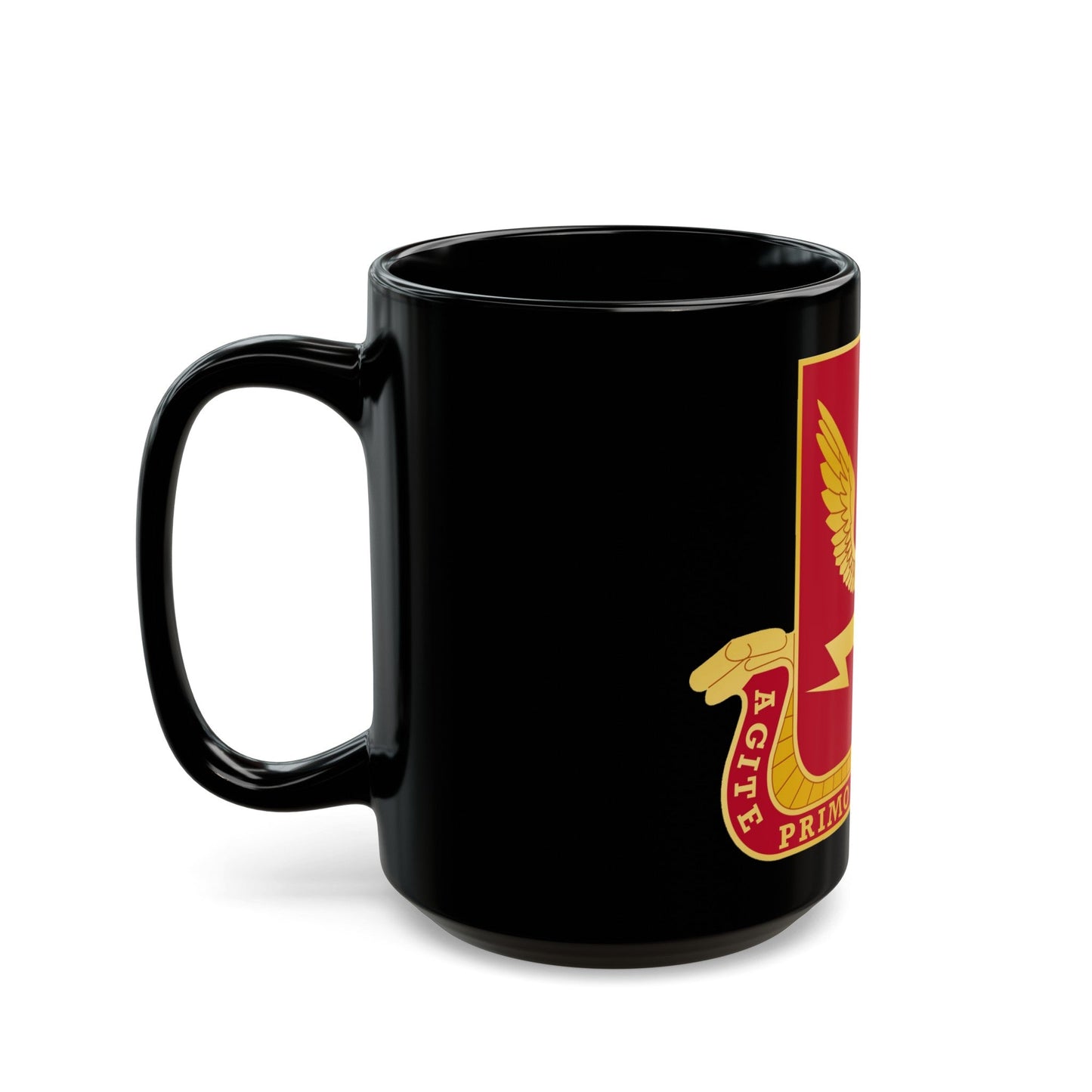 217th Antiaircraft Artillery Battalion (U.S. Army) Black Coffee Mug-The Sticker Space