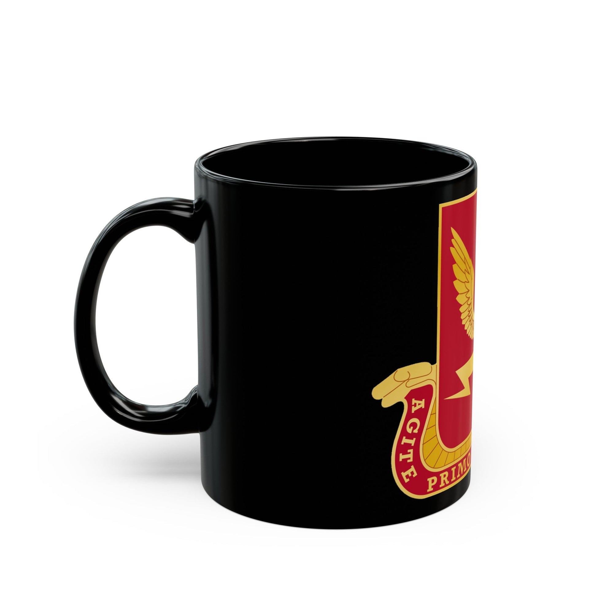 217th Antiaircraft Artillery Battalion (U.S. Army) Black Coffee Mug-The Sticker Space