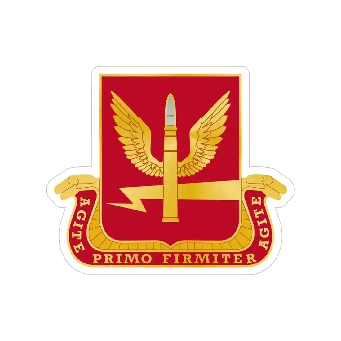 217th Antiaircraft Artillery Battalion (U.S. Army) Transparent STICKER Die-Cut Vinyl Decal 4 Inch - The Sticker Space