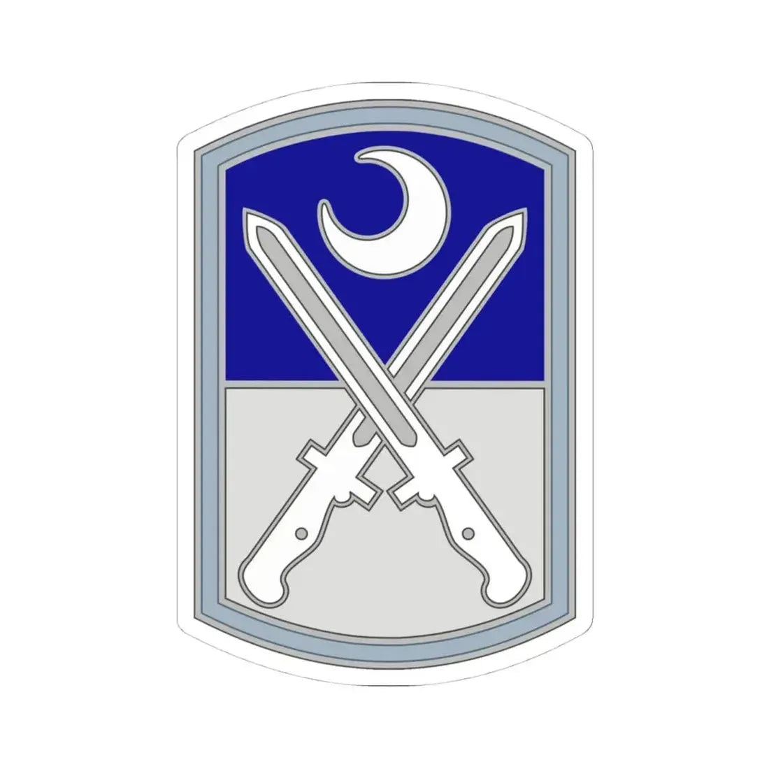 218 Maneuver Enhancement Brigade 3 (U.S. Army) STICKER Vinyl Kiss-Cut Decal 4 Inch White - The Sticker Space