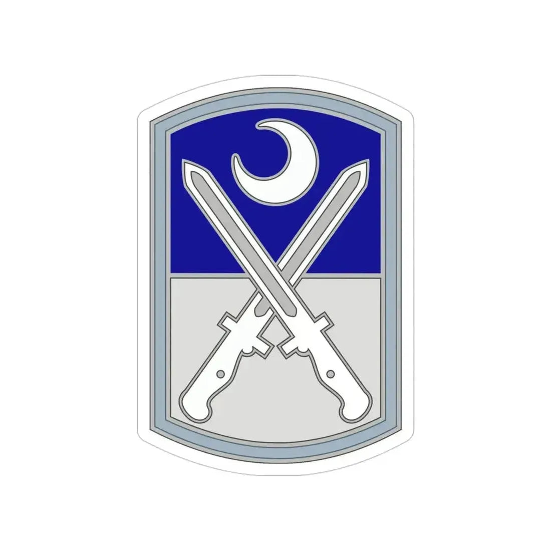 218 Maneuver Enhancement Brigade 3 (U.S. Army) Transparent STICKER Die-Cut Vinyl Decal 4 Inch - The Sticker Space