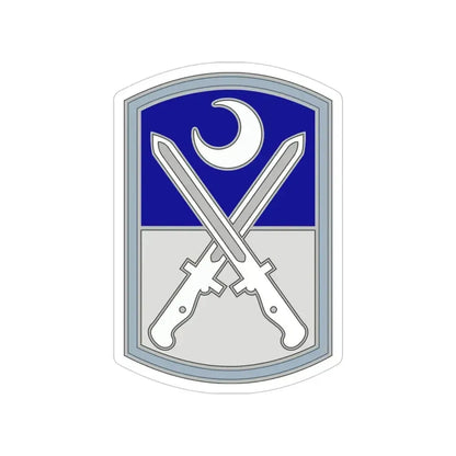 218 Maneuver Enhancement Brigade 3 (U.S. Army) Transparent STICKER Die-Cut Vinyl Decal 4 Inch - The Sticker Space