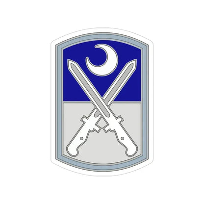 218 Maneuver Enhancement Brigade 3 (U.S. Army) Transparent STICKER Die-Cut Vinyl Decal 4 Inch - The Sticker Space