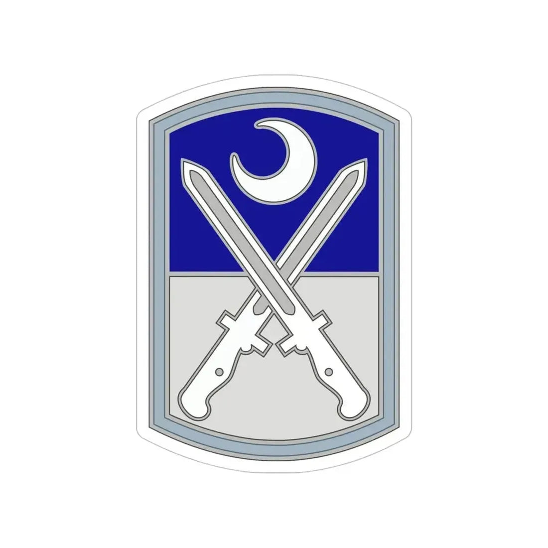 218 Maneuver Enhancement Brigade 3 (U.S. Army) Transparent STICKER Die-Cut Vinyl Decal 5 Inch - The Sticker Space