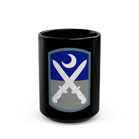 218 Maneuver Enhancement Brigade (U.S. Army) Black Coffee Mug-15oz-The Sticker Space