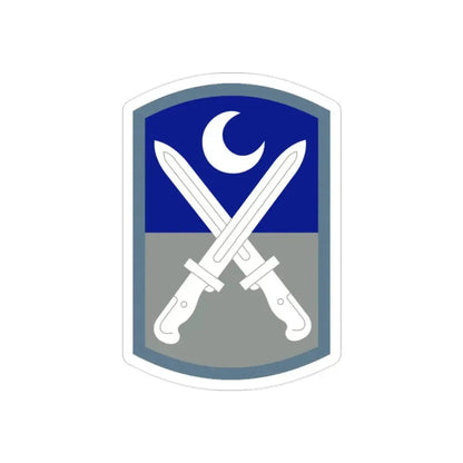 218 Maneuver Enhancement Brigade (U.S. Army) REVERSE PRINT Transparent Die-Cut STICKER - The Sticker Space