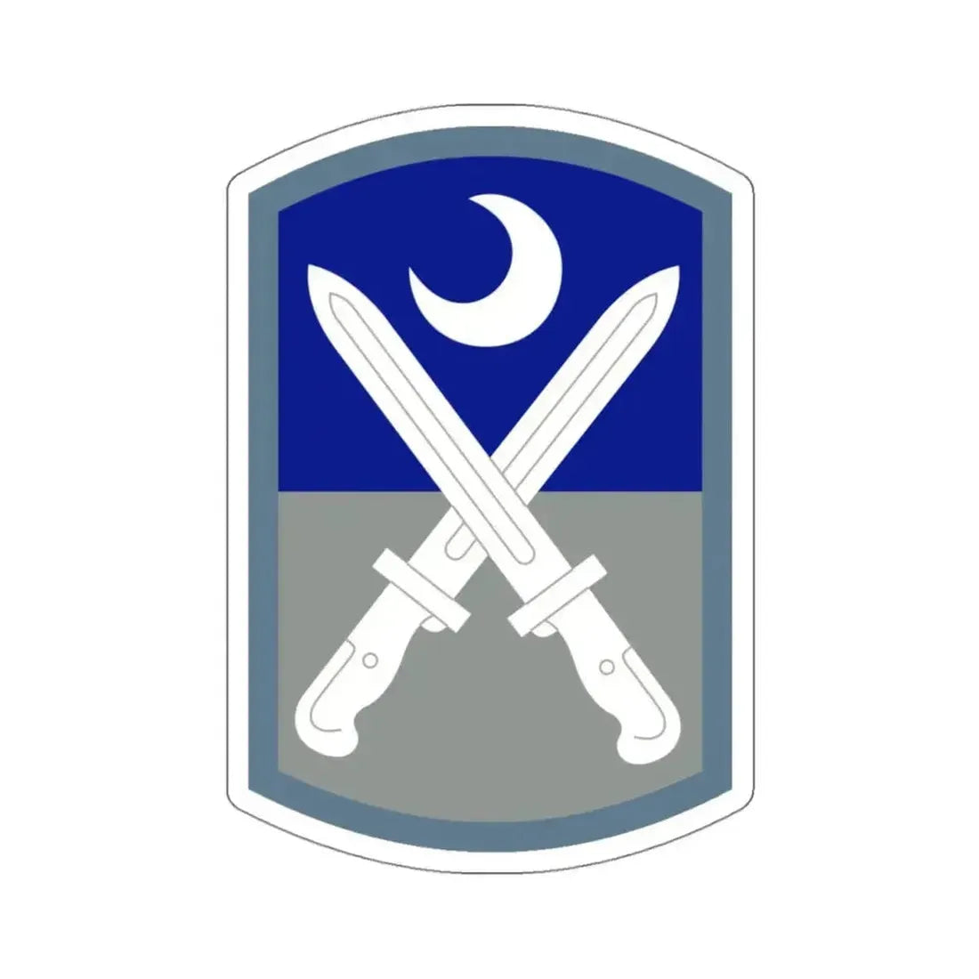 218 Maneuver Enhancement Brigade (U.S. Army) STICKER Vinyl Kiss-Cut Decal 4 Inch White - The Sticker Space