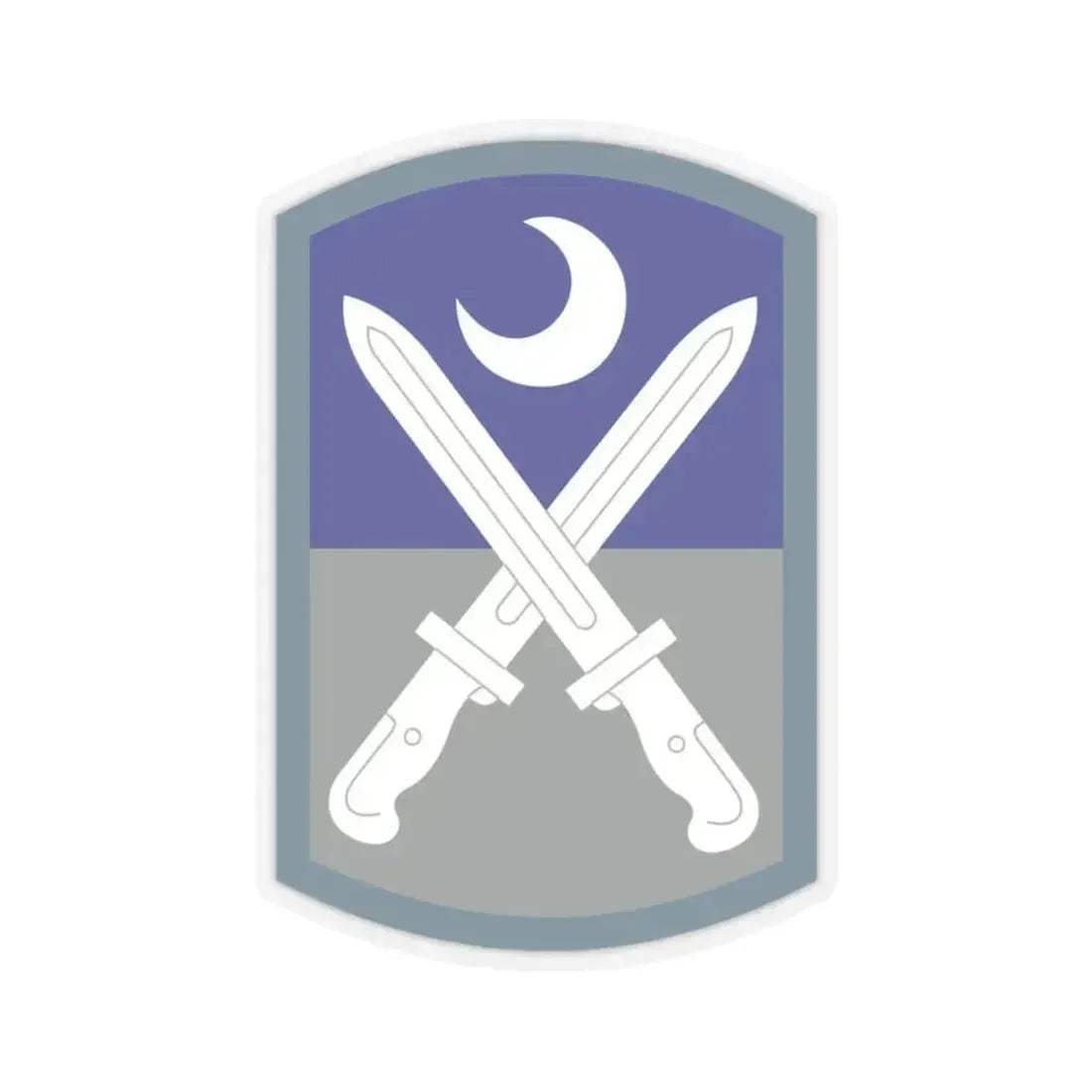 218 Maneuver Enhancement Brigade (U.S. Army) STICKER Vinyl Kiss-Cut Decal 6 Inch Transparent - The Sticker Space