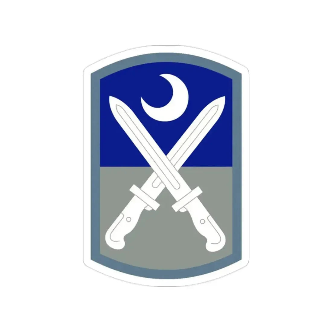 218 Maneuver Enhancement Brigade (U.S. Army) Transparent STICKER Die-Cut Vinyl Decal 2 Inch - The Sticker Space