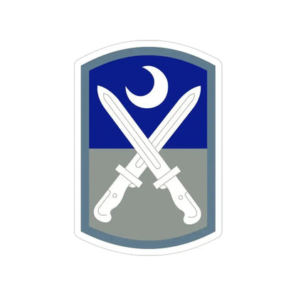 218 Maneuver Enhancement Brigade (U.S. Army) Transparent STICKER Die-Cut Vinyl Decal 4 Inch - The Sticker Space