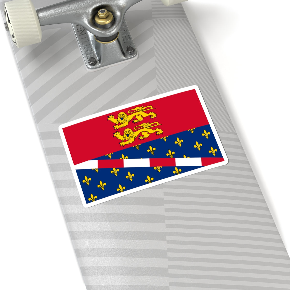 Proposed flag of Eure (France) STICKER Vinyl Kiss-Cut Decal