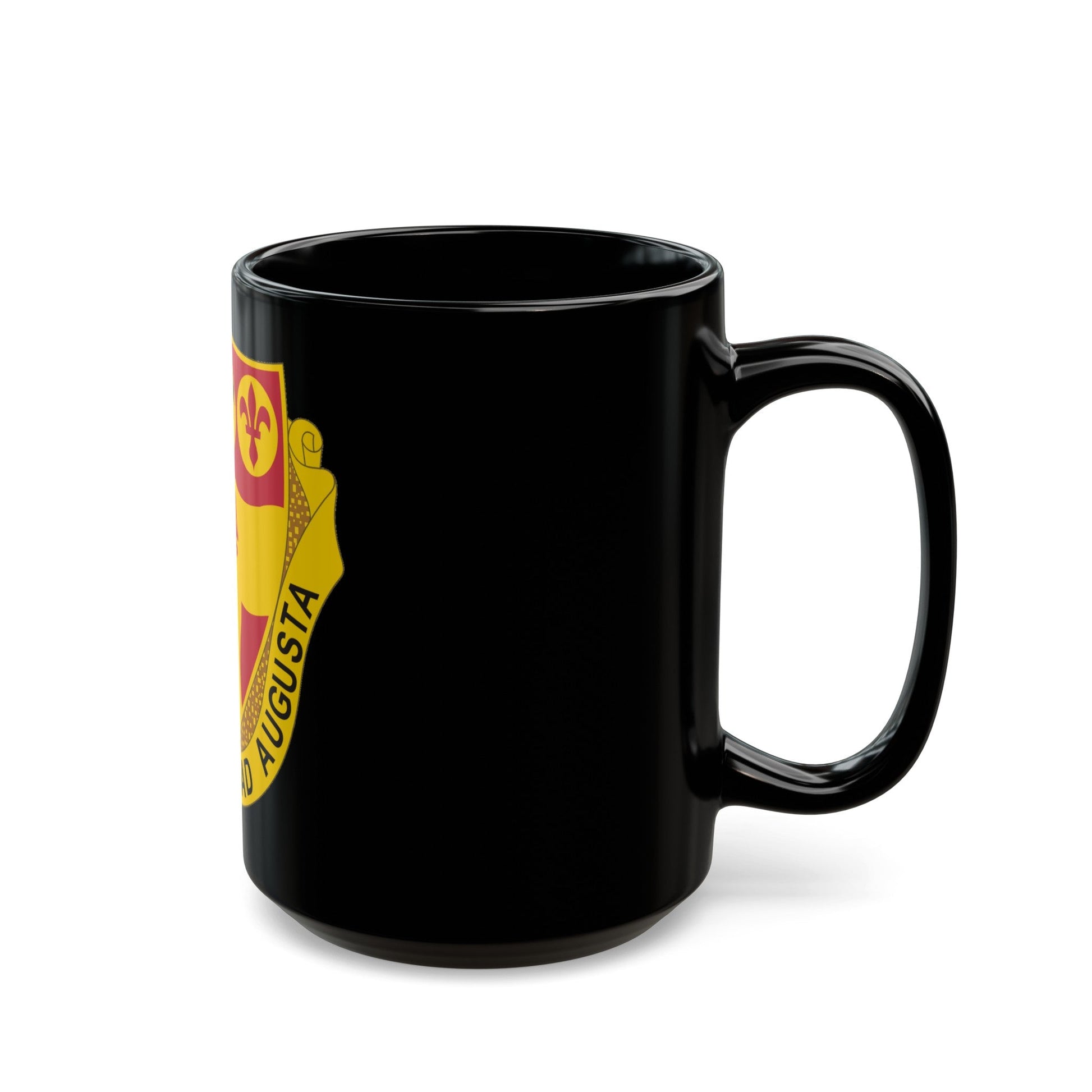 218th Field Artillery Regiment (U.S. Army) Black Coffee Mug-The Sticker Space