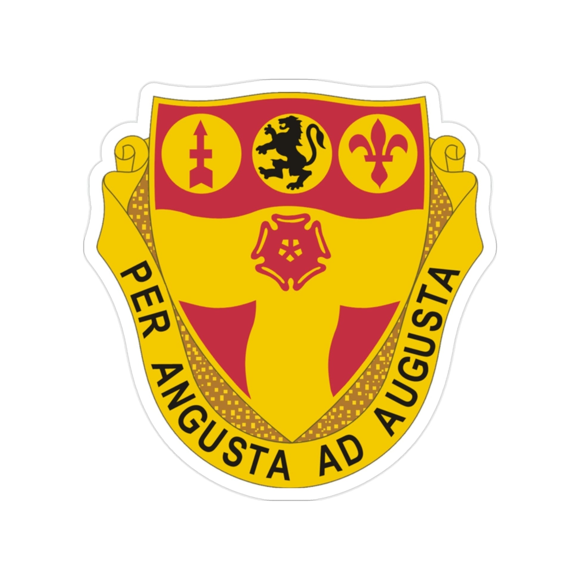 218th Field Artillery Regiment (U.S. Army) Transparent STICKER Die-Cut Vinyl Decal-2 Inch-The Sticker Space